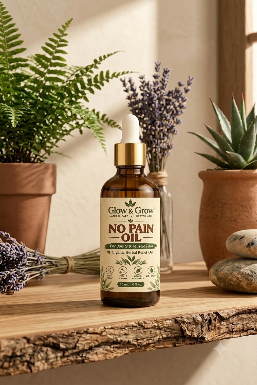 No-Pain Herbal Relief Oil bottle